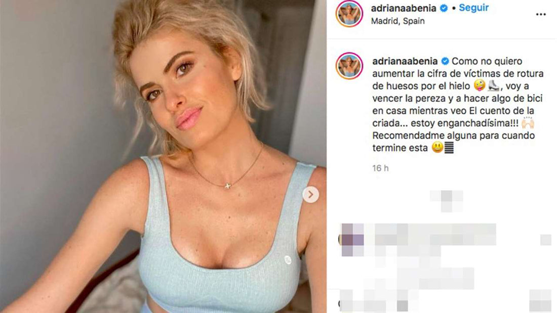 ADRIANA ABENIA REVOLUCIONA LAS REDES SOCIALES CON SU SET RED CHERI