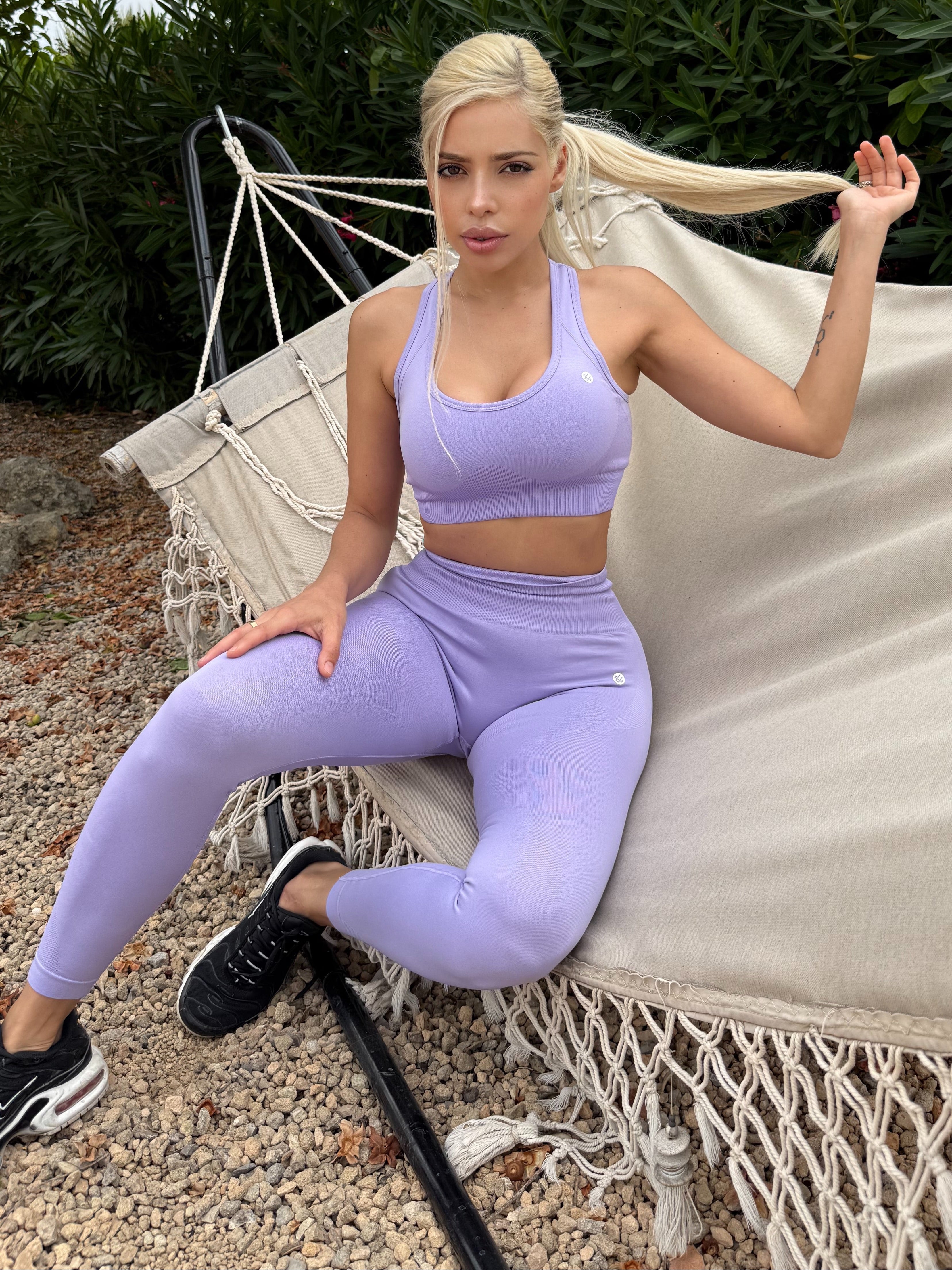 Sarvangasana Seamless Bra - Mauve