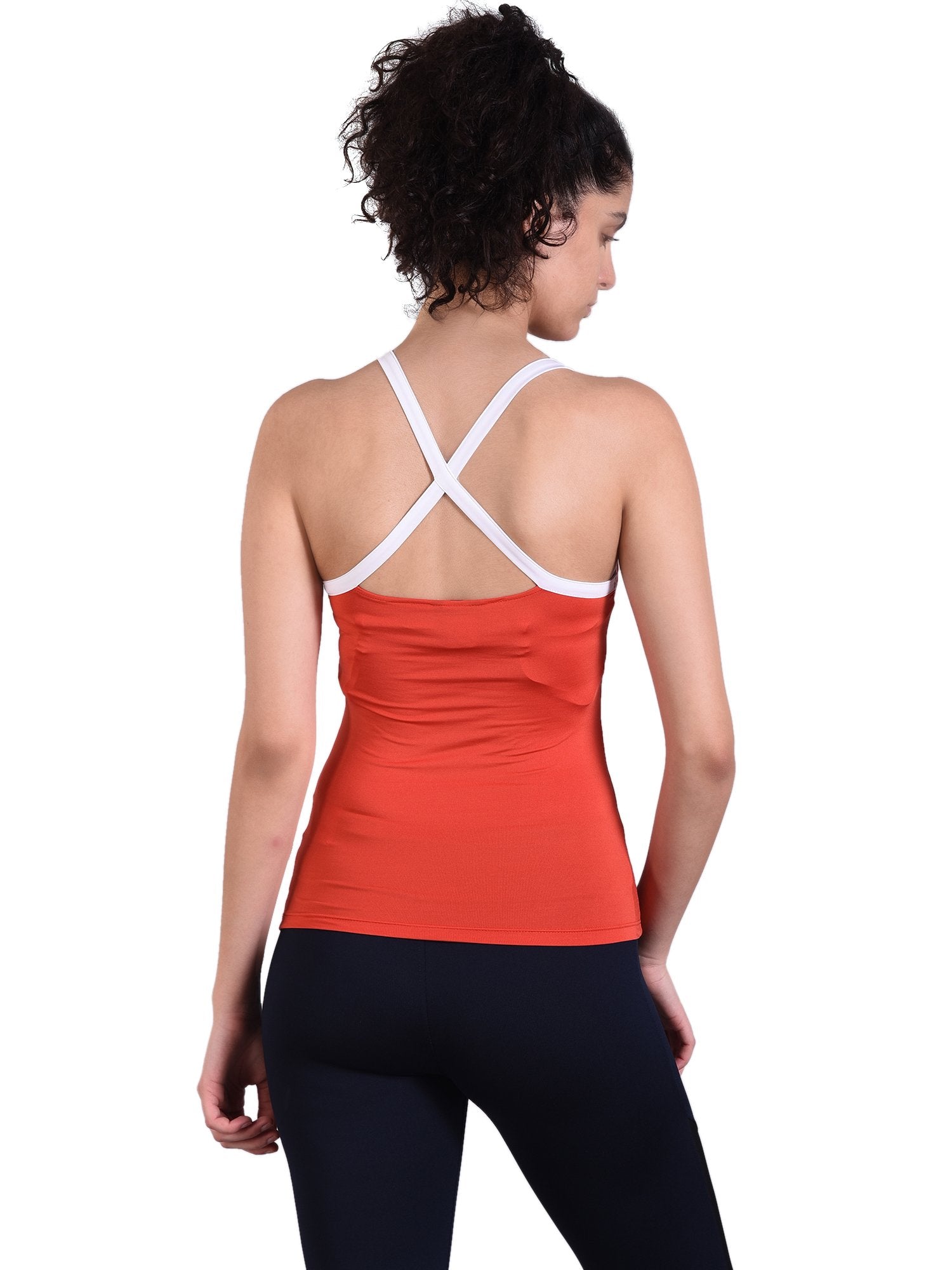 Camiseta de Tirantes Crossback Rojo