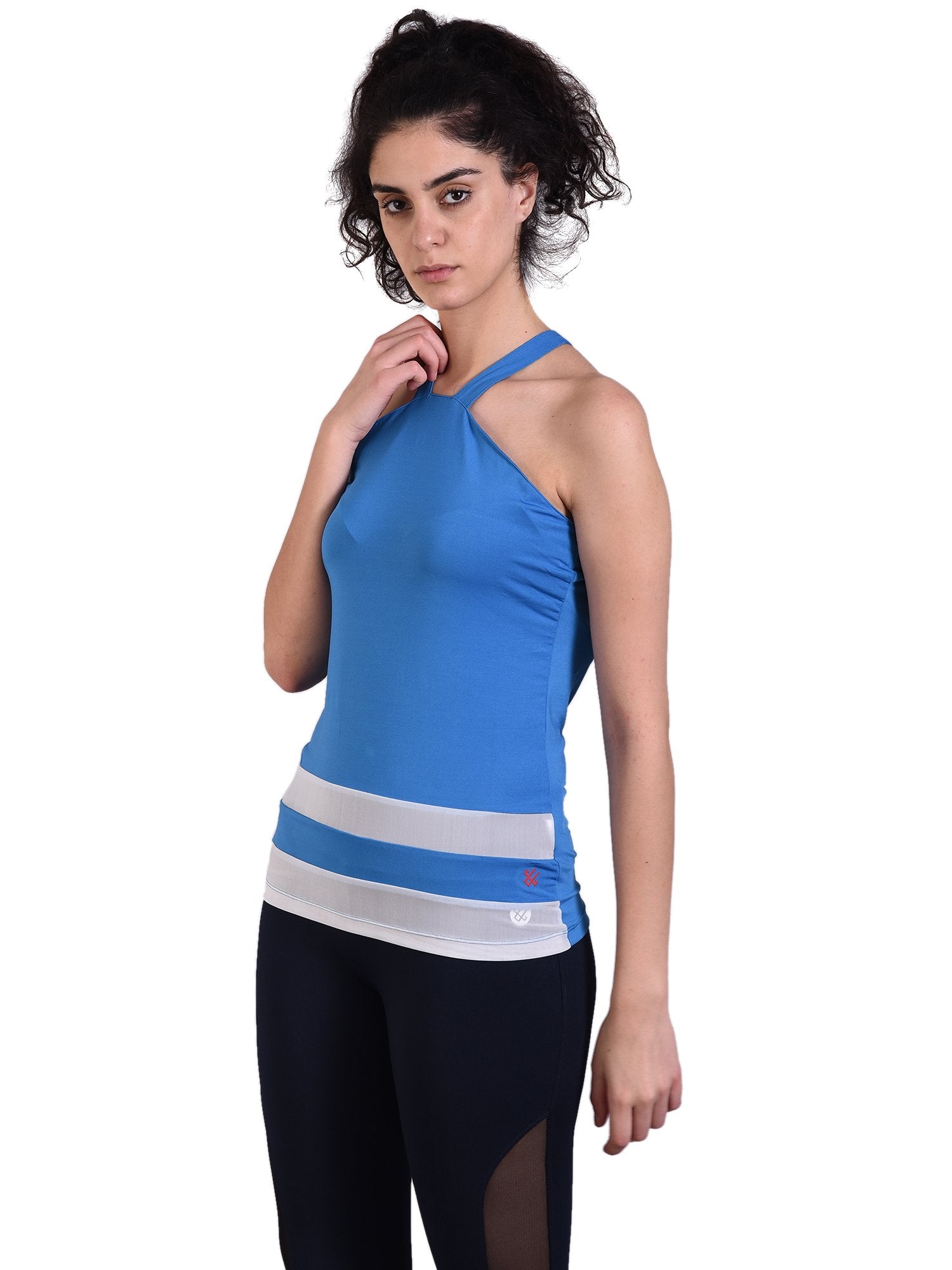 Red Cheri Statement Blue T-Shirt