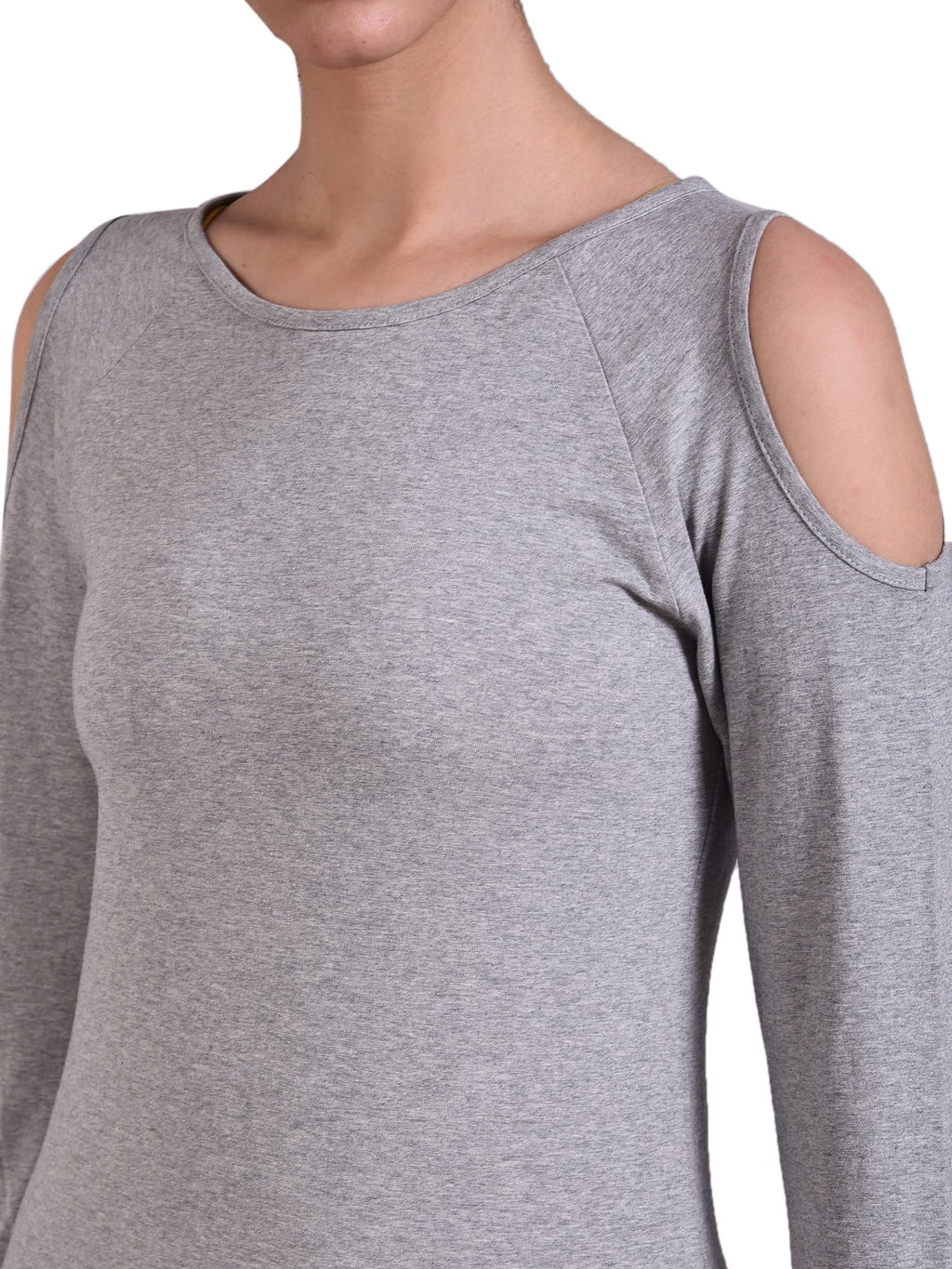 Camiseta de yoga Sukhasana gris