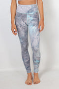 Leggings tie-dye - nube azul