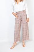 Pantalon clasico de cuadros