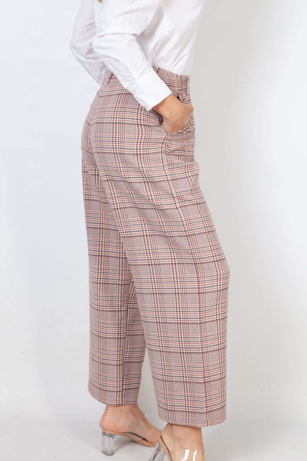 Pantalon clasico de cuadros