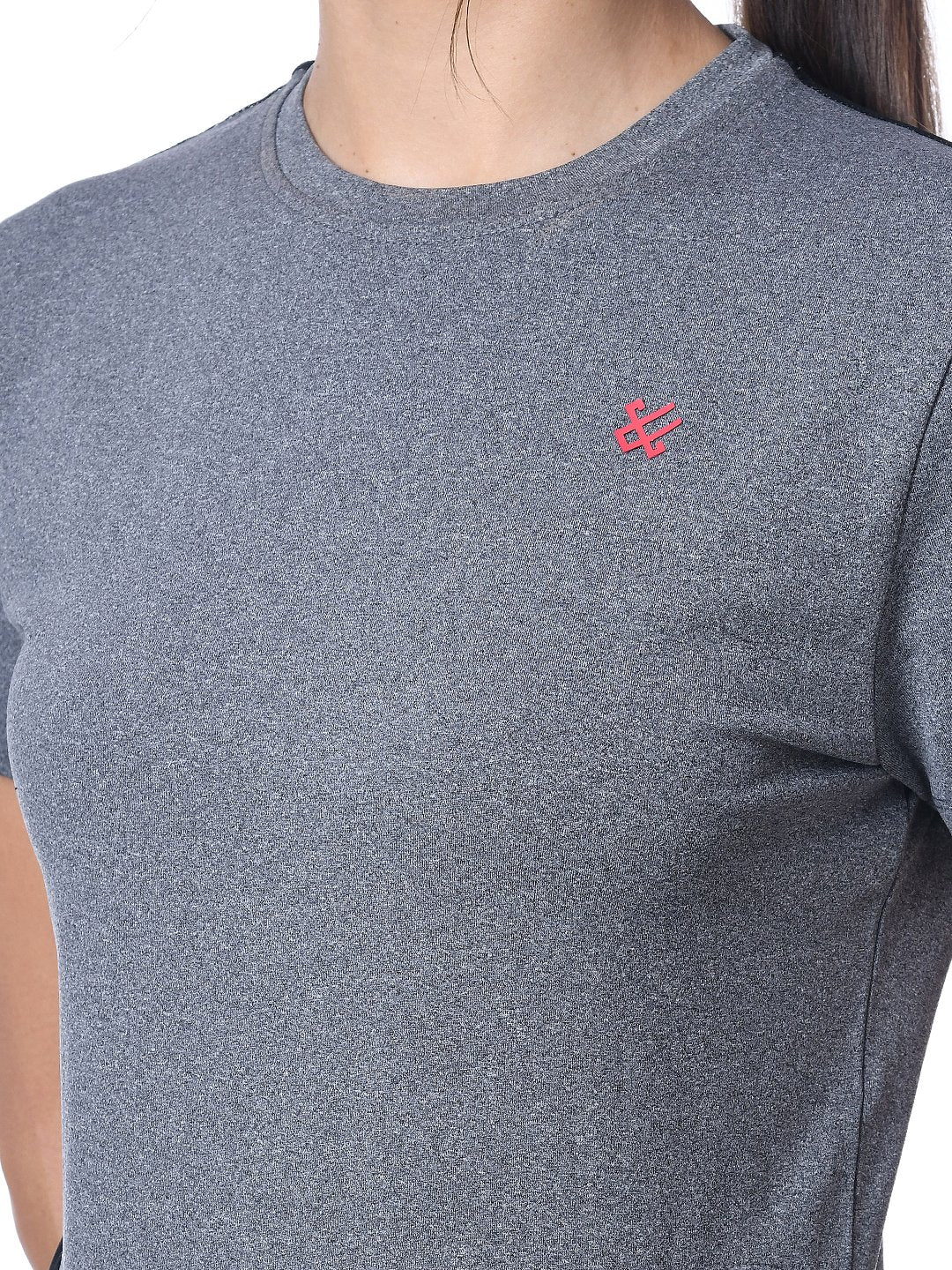 Camiseta manga corta Getfit Gris Negro
