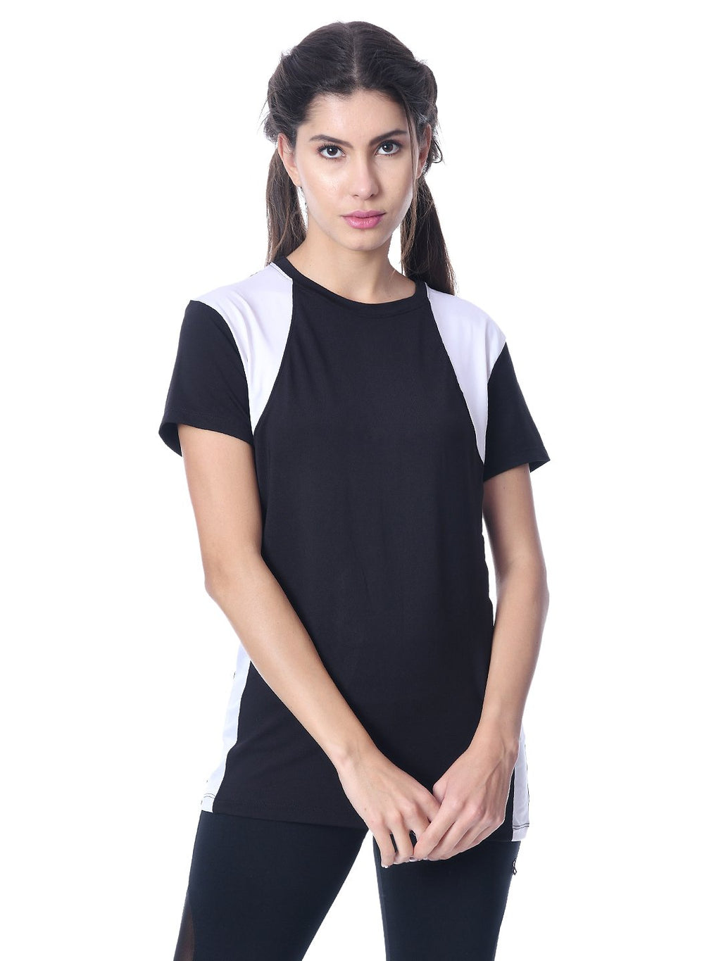 Camiseta Satvik Blanco Negro