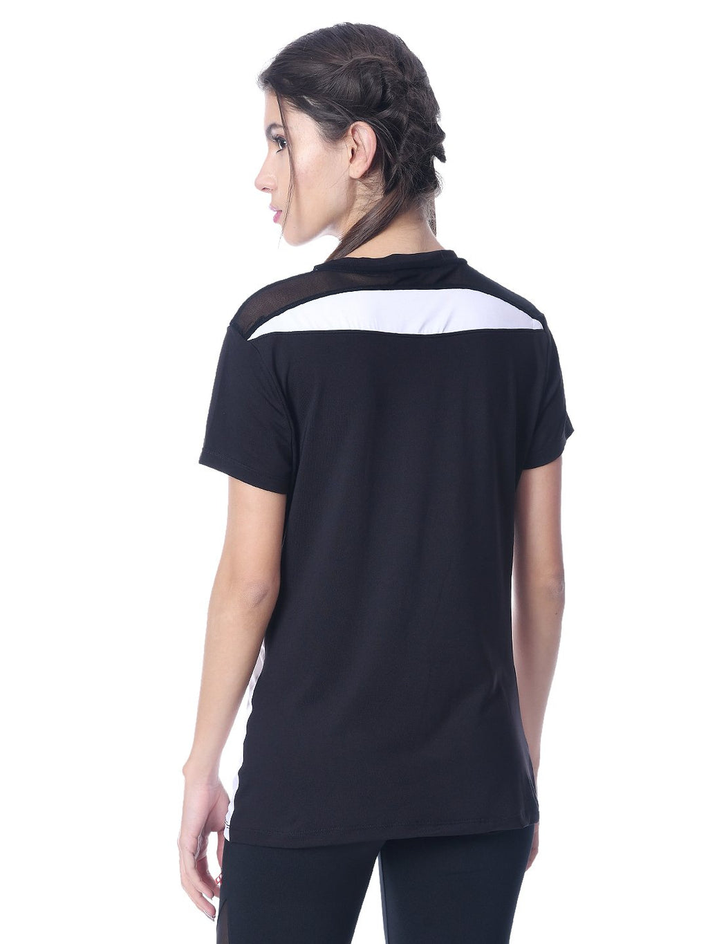 Camiseta Satvik Blanco Negro