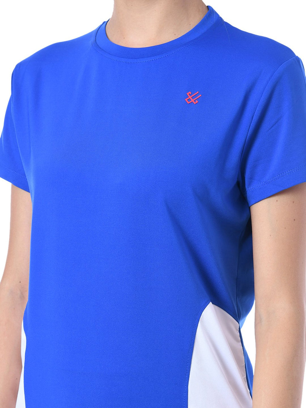 Camiseta manga corta Getfit Azul Blanco