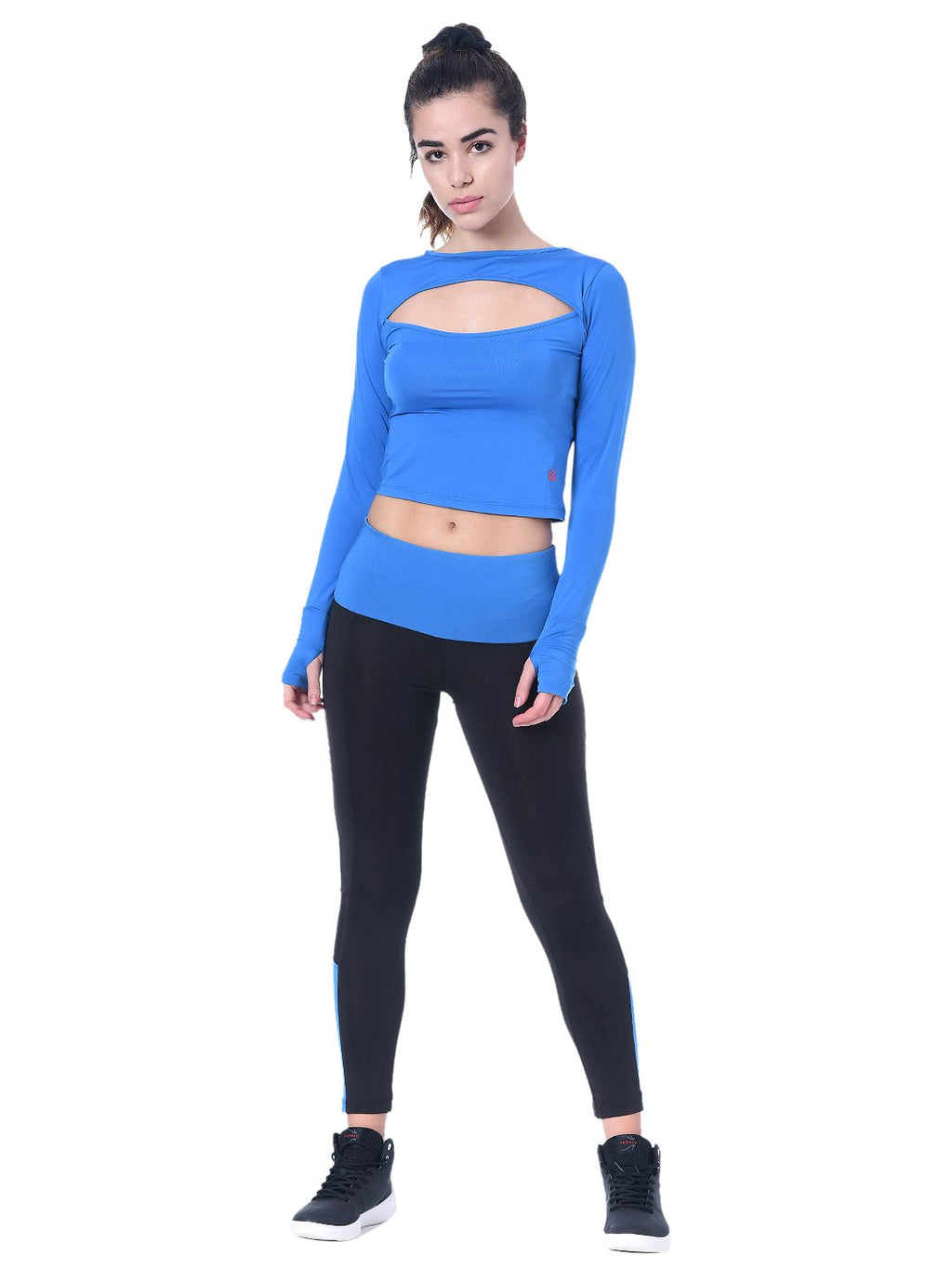 Pavitra Long Sleeve Top - Blue