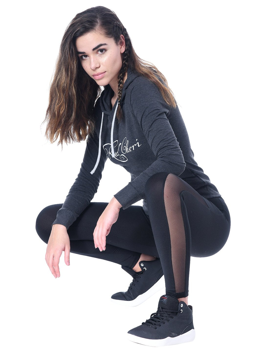 Red Cheri Everyday Sudaderas con capucha Carbon