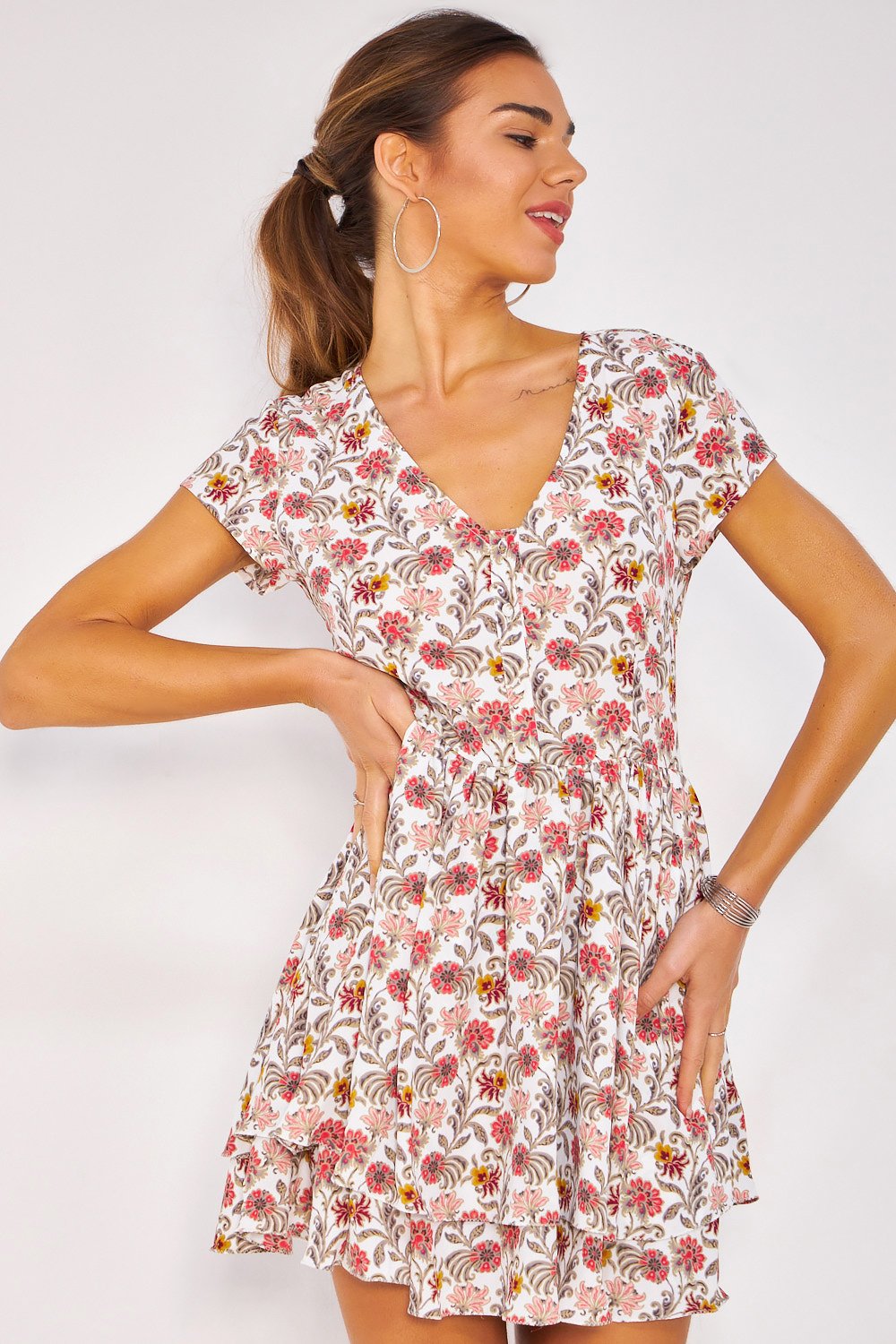 Vestido camisero - Multicolor