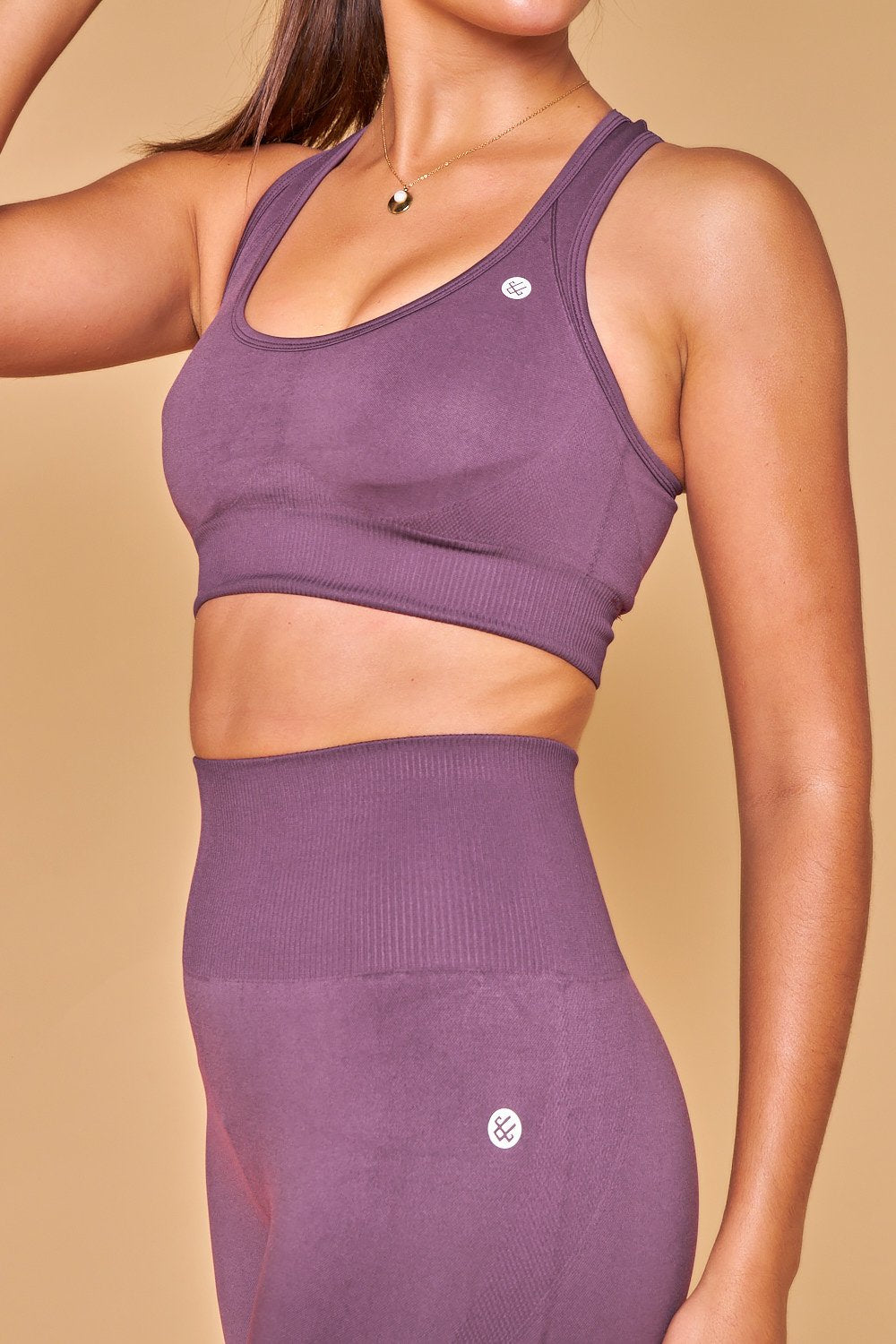 Sarvangasana Seamless Bra - Purple