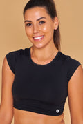 Malasana Crop Top - Black