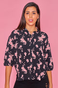 Printed blouse - Black