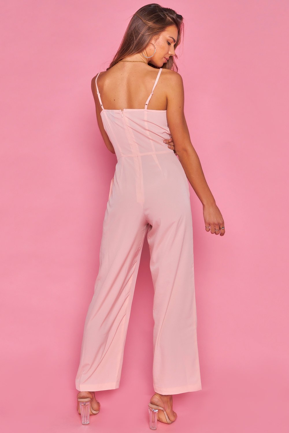 Mono Ajustado Estilo Camisola- Rosa