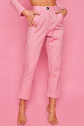 pantalon rosa conjunto Tweed