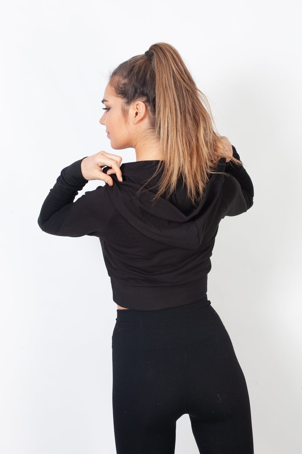 Red Cheri Comforting Sudaderas con negro