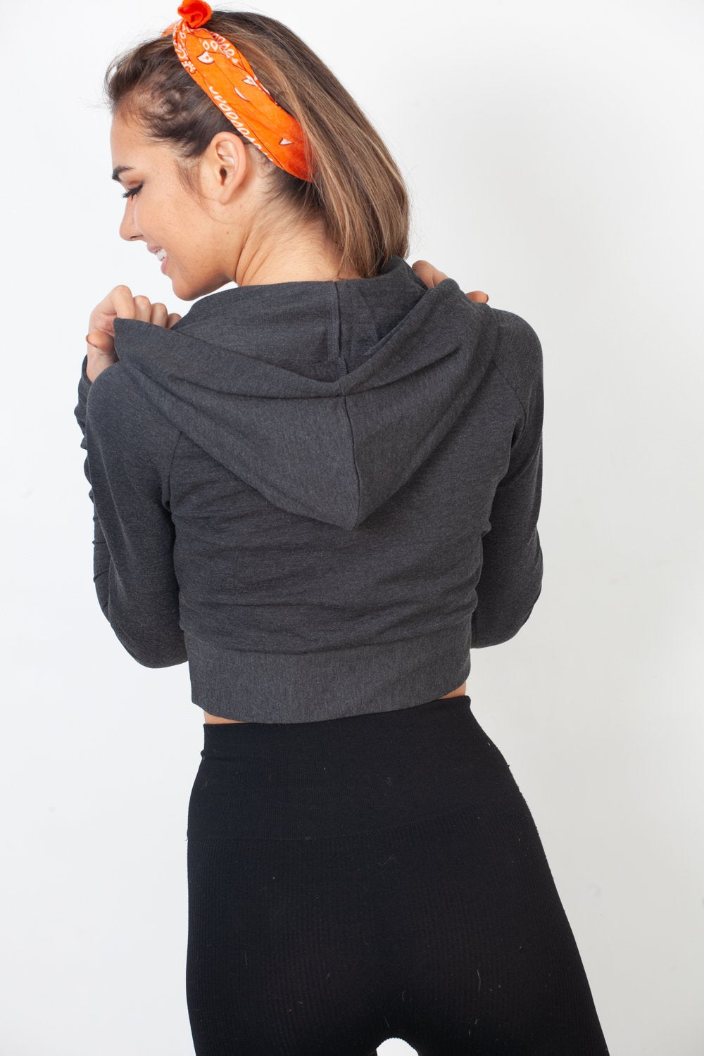 Red Cheri Comforting Sudaderas con capucha carbon