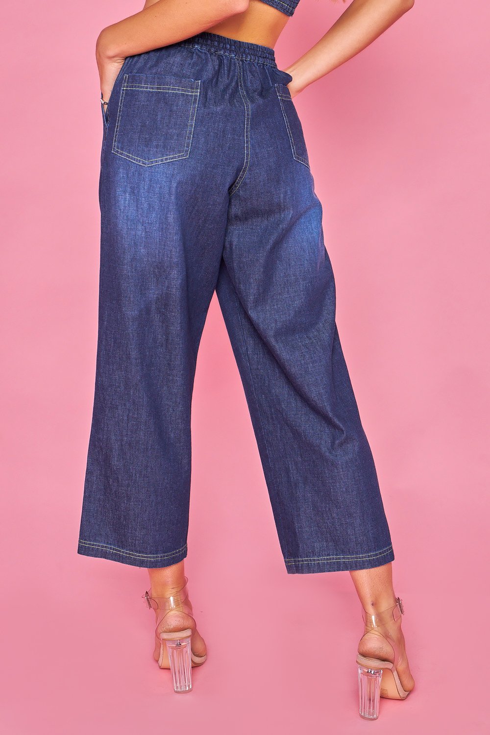 Pantalon Vaquero Loose Fit-Azul