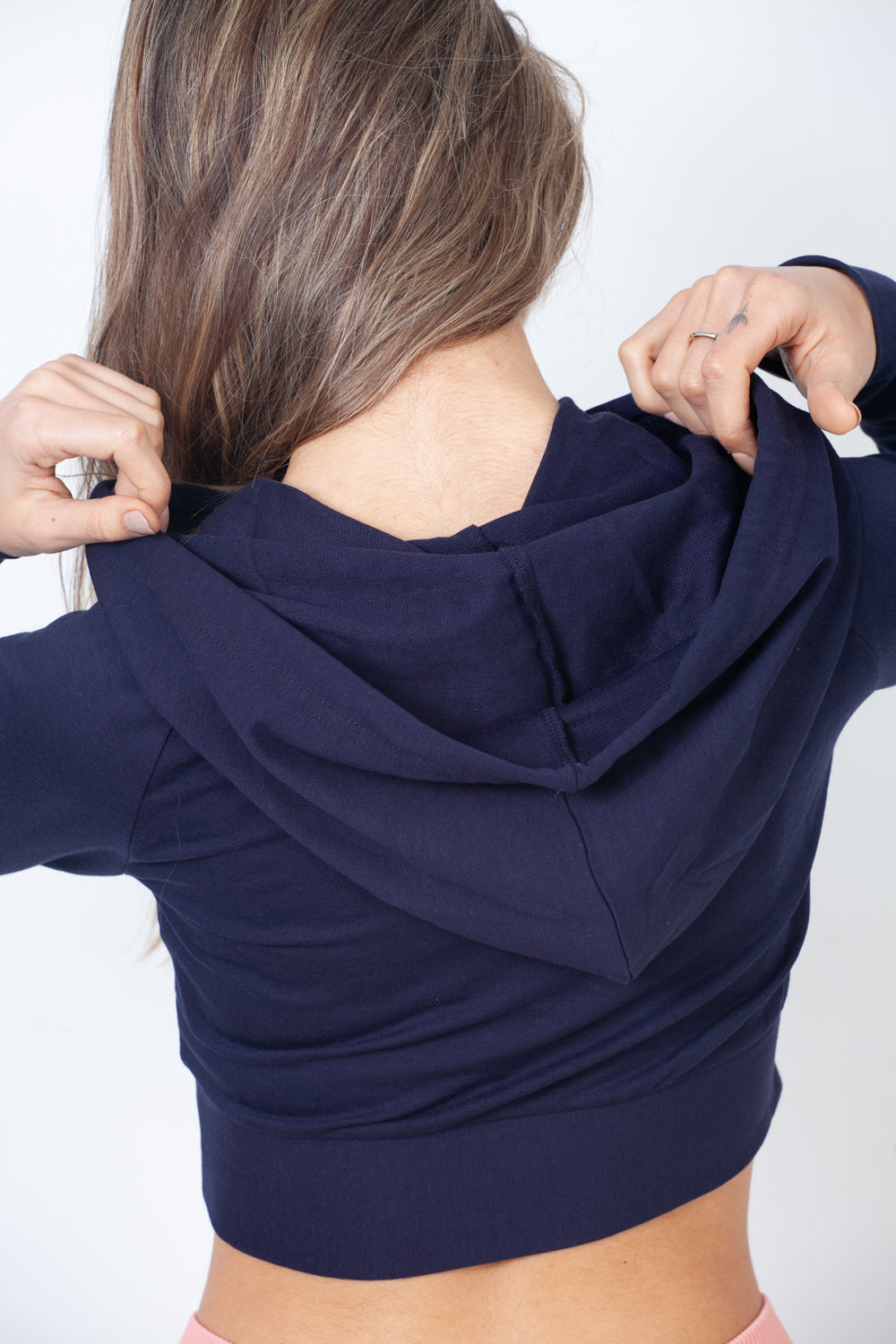 Red Cheri Comforting Sudaderas con capucha Azul Marino