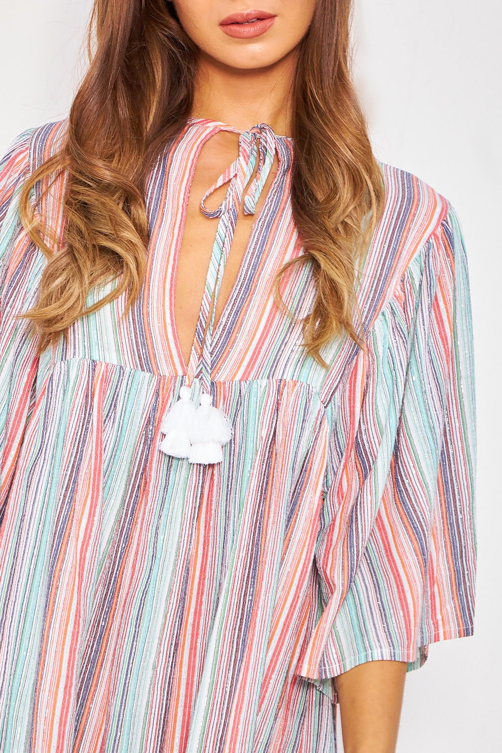 Mini vestido de juego - multicolor