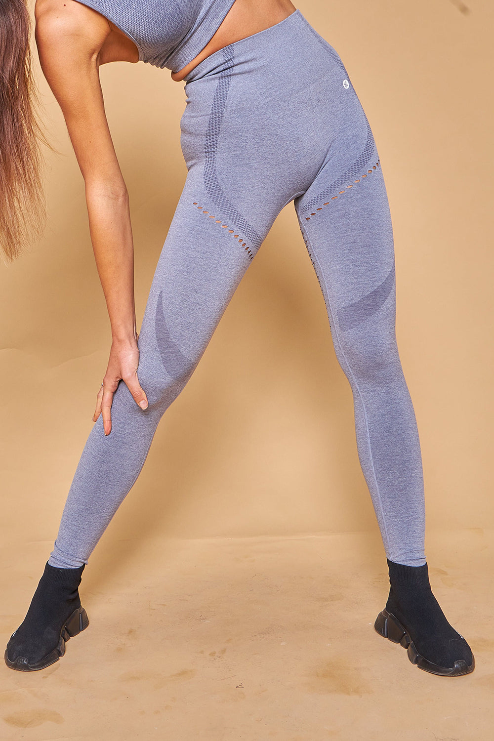 Halasana Seamless Leggings - Grey