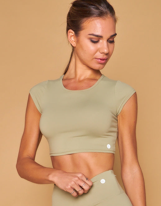 Malasana Top & Shorts Esperrago Verde
