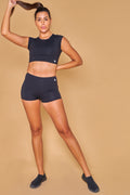 Malasana Top & Shorts Negro