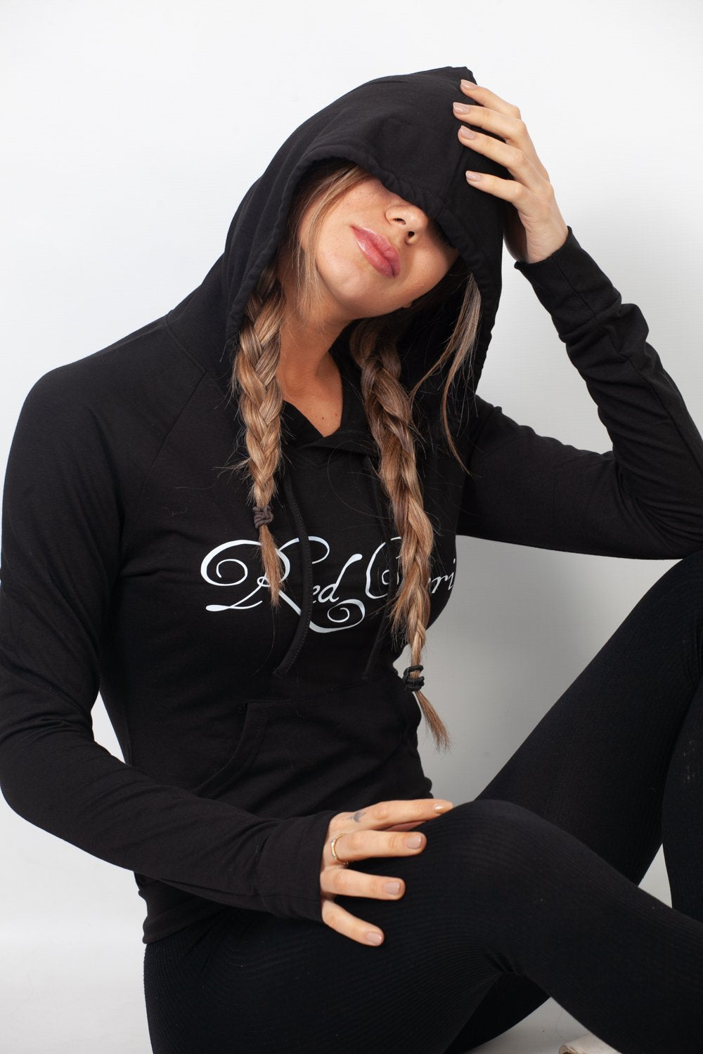 Red Cheri Everyday Sudaderas con capucha Negro