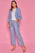 Jayden Pants - Blue & White