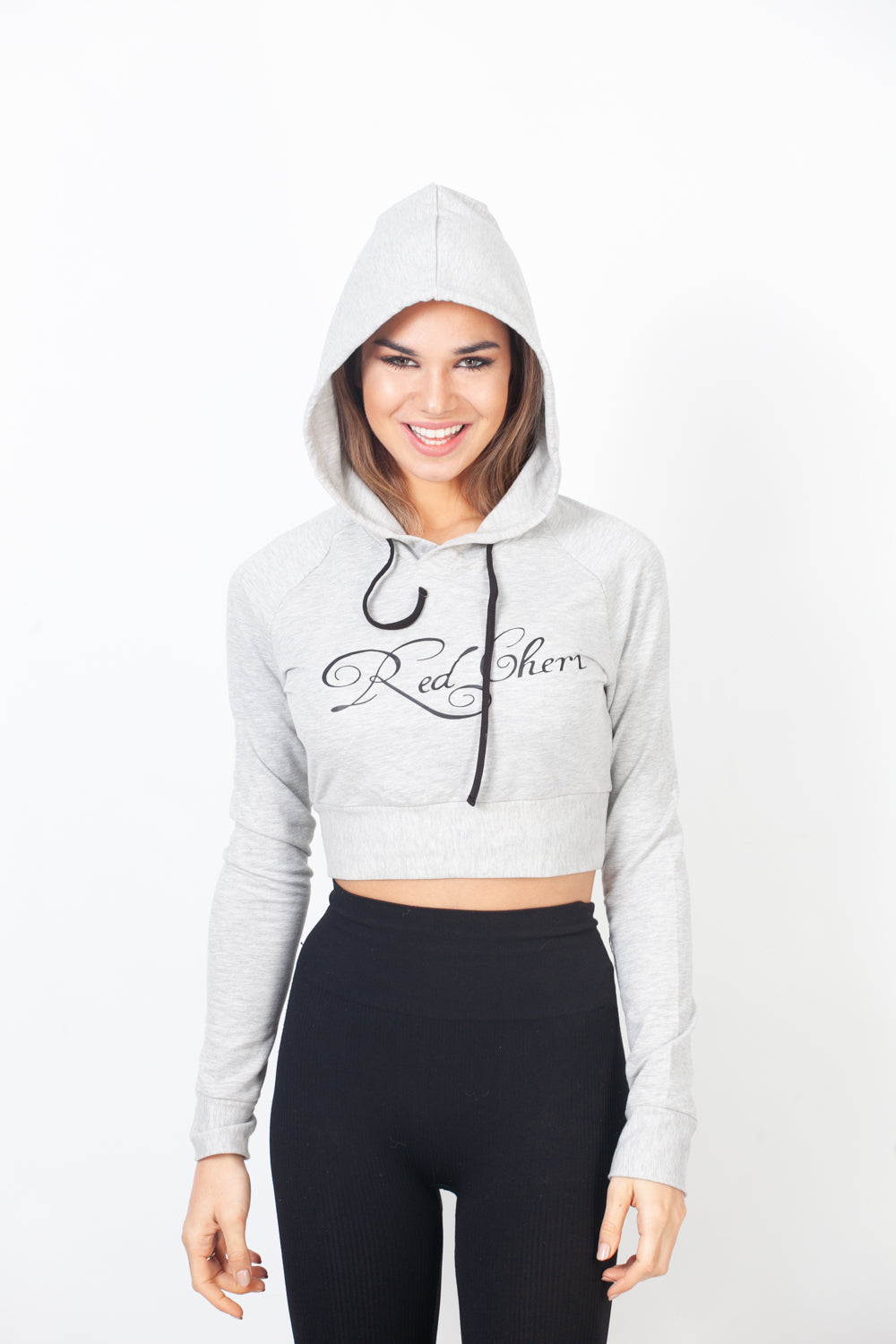 Red Cheri Comforting Sudaderas con Gris claro