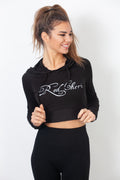 Red Cheri Comforting Sudaderas con negro