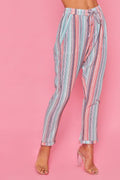 Pantalones Tapered Estampados-Multicolor