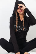 Red Cheri Everyday Sudaderas con capucha Negro