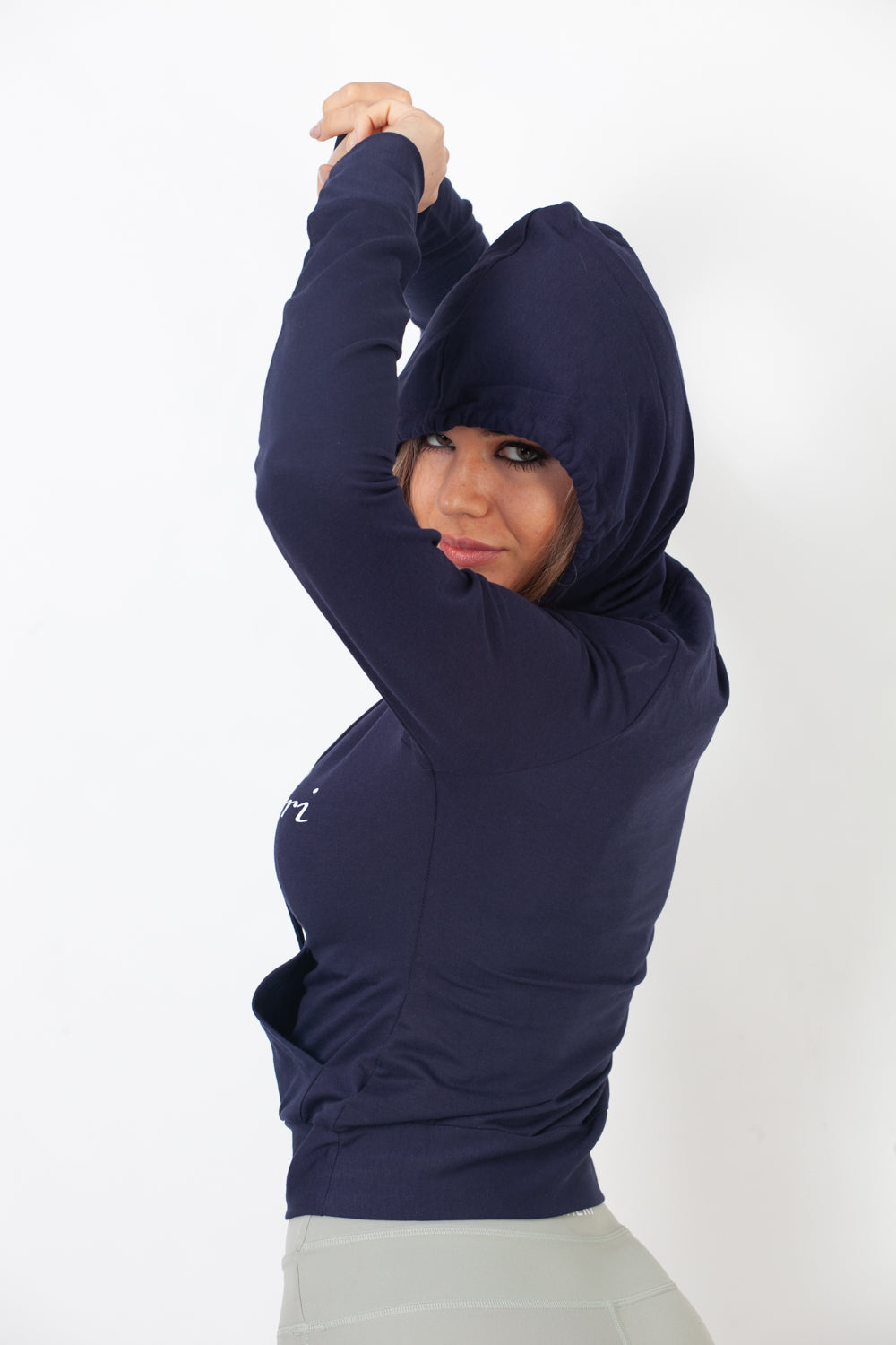 Red Cheri Sudaderas con capucha diarias Azul Marino